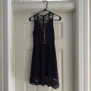 For love and lemons black lace dress